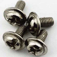 تصویر پیچ مادربورد کامپیوتری 15*3 - 1000 تایی / مشکی MotherBoard Computer Screw 3*15