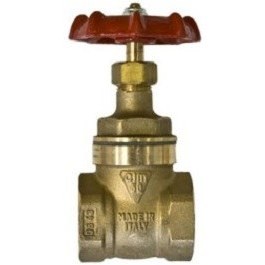 تصویر شیر فلکه کشویی 50 سیم ایتالیا سایز"2 ا Gate valve cim50 size 2 Gate valve cim50 size 2