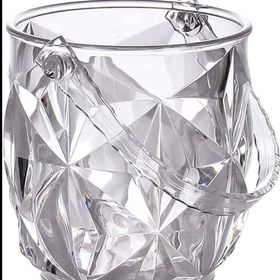 تصویر ظرف یخ مدل کریستال الماس 