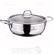 تصویر تابه دودسته استیل سوفرام ترکیه مدل سافت سایز ۲۴ ا Sofram Turkey Steel Pan Soft Model Size 24 Sofram Turkey Steel Pan Soft Model Size 24