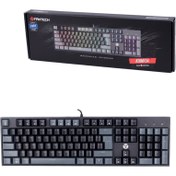 تصویر کیبورد گیمینگ فنتک ATOM104 MK886V2 Blue Switch 