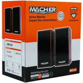 تصویر اسپیکر رومیزی MACHER MR-65 MACHER MR-65 6W MULTIMEDIA USB 2.0 SPEAKER