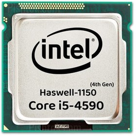 تصویر پردازنده استوک اینتل سری Haswell مدل Core i5-4590 Intel Core i5-4590 Haswell TRAY CPU