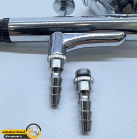 تصویر کانکتور قلم ایربراش (رابط مستقیم نصب شیلنگ) کانکتور قلم ایربراش (رابط مستقیم نصب شیلنگ)