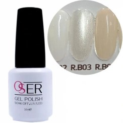 تصویر لاک ژل ناخن اسر مدل رابر بیس کد R.B03 