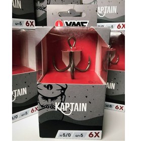 تصویر قلاب ماهیگیری سه شاخ VMC 7570 KAPTAIN 6X New 2024 