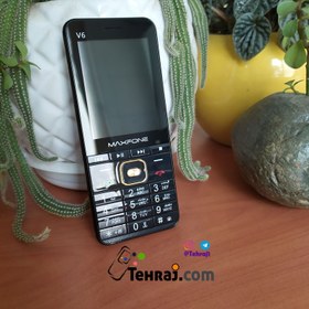 تصویر گوشی موبایل دکمه ای مکس فون maxfone v6 شرکتی چهار سیمکارت 