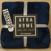 تصویر پتو افرا – ابی پلیکان, 220×180 یک نفره 