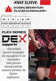 تصویر زانو بند والیبال مشکی مردانه و زنانه ورزشی تناسب اندام ، تمرینی ارتوپدی آستین 1 Flex Series knee Dex Supports 