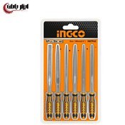 تصویر ست سوهان مینیاتوری 6 عددی اینکو Ingco HKTF63 Ingco HKTF63 6Pcs File set
