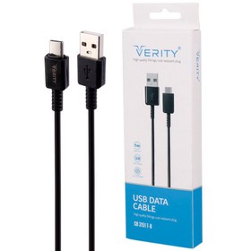 تصویر کابل تایپ سی فست شارژ Verity CB 3151T 1m Verity CB 3151T 1m Type-C Cable