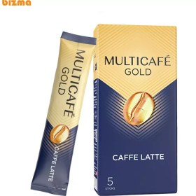 تصویر کافه لاته گلد مولتی کافه – 5 عددی Multicafe caffe latte gold - 5sticks