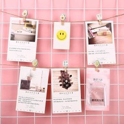 تصویر ریسه بند و گیره آویز عکس کیتی کوچک دو سانتی فانتزی کیوت تزیین اتاق و دیزاین پینترستی 