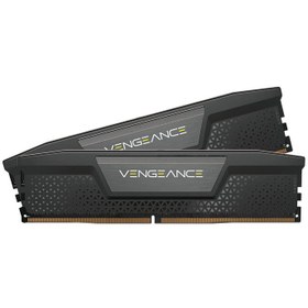 تصویر رم کامپیوتر DDR5 دو کاناله 5200 مگاهرتز CL40 کورسیر مدل VENGEANCE ظرفیت Corsair VENGEANCE DDR5 5200MHz