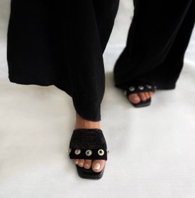 تصویر صندل زنانه چرم كد MS11 