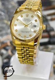 تصویر ساعت مچی رولکس طلایی مدل Rolex golden series Datejust | Datejust 