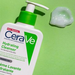 تصویر ژل شستشوی صورت سراوی پوست نرمال تا خشک ، آبرسان قوی اصل اروپا 473 میل CeraVe Hydrating Cleanser 473ml