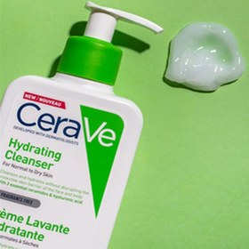 تصویر ژل شوینده سراوی پوست نرمال تا خشک 236 میل cerave hydrating facial cleanser