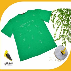 تصویر تیشرت زنانه طرح سنجاق Women's pin design t-shirt