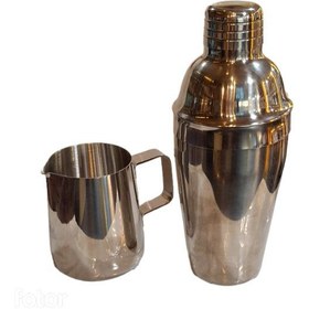 تصویر شیکر وپیچر استیل مجموعه دو عددی 