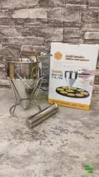 تصویر قیف خمیرریز استیل 