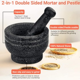 تصویر ست هاون مدل Tera 2 in 1 Mortar and Pestle Set- ارسال ۱۰ الی ۱۵ روز کاری 