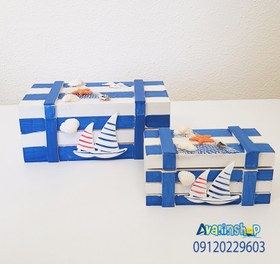 تصویر صندوقچه چوبی دزدان دریایی 