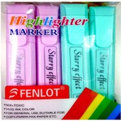 تصویر ماژیک هایلایتر پاستلی فنلوت بسته 12 عددی 