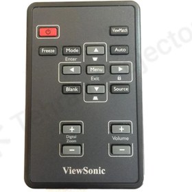 تصویر ریموت کنترل ویدئو پروژکتور ویوسونیک کد ۲ – ViewSonic remote control 