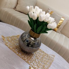 تصویر گل لاله لمسی مصنوعی درجه یک 