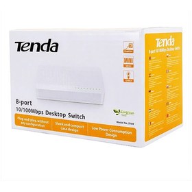 تصویر سوییچ غیر مدیریتی تندا 8 پورت switch 8 port tenda