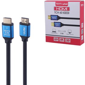 تصویر کابل HDMI 4K تسکو TCH 60 طول 5 متر TSCO TCH 60 HDMI 4K 5m Cable