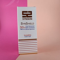 تصویر کرم ضد آفتاب بی رنگ spf50 سان شیلد ساین اسکین 