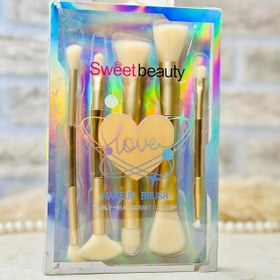 تصویر ست براش SWEET BEAUTY – یه ست حرفه‌ای برای آرایشی بی‌نقص! ‏SWEET BEAUTY Professional Brush Set – Perfect for Flawless Makeup!