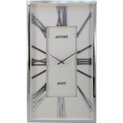 تصویر ساعت دیواری آرتمیس مدل 2028 فلزی نقره ای 