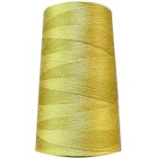 تصویر دوک نخ خیاطی زرد کد 440 پلی استر Spools Thread