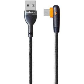 تصویر کابل micro-usb سیبراتون مدل S445 A طول 1/0متر - مشکی Sibraton S445 A micro-usb cable