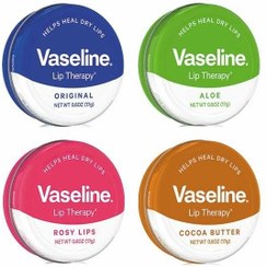 تصویر لیپ بالم کاسه ای وازلین اورجینال ساخت لهستان واردات قانونی از منطقه آزاد ارس - شکلات Vaseline lip balm