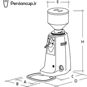 تصویر آسیاب قهوه مازر مدل Major for Grocery MAZZER Major for Grocery