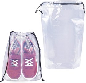 تصویر کیسه کفش شفاف DAYONG 12Ps برای مسافرت - ارسال 20 روز کاری DAYONG 12Ps Transparent Shoe Bags for Travel .Large Clear Shoes Storage Organizers Pouch with Rope for Men and Women