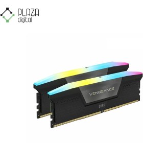 تصویر رم دسکتاپ DDR5 دو کاناله 6000 مگاهرتز CL40 کورسیر مدل VENGEANCE RGB ظرفیت 64 گیگابایت 