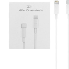 تصویر کابل تبدیل USB-C به لایتنینگ زد ام آی مدل AL870 طول 1 متر 