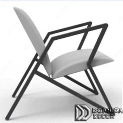 تصویر صندلی اداری/منزل با فریم فلزی خاص و رو کش پارچه ای 1708