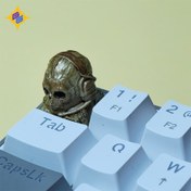 تصویر کیکپ کیبورد مکانیکال طرح گوست کالاف دیوتی 