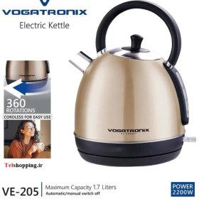 تصویر کتری برقی وگاتی مدل 205 ا Vogati VE-205 kettle Vogati VE-205 kettle