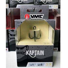 تصویر قلاب ماهیگیری سه شاخ VMC KAPTAIN 7557 3X NEW 2024 