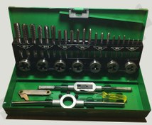 تصویر جعبه حدیده و قلاویز 32 پارچه برند متال استار (Metal Star) Metal Star 32 Pcs Tap and Die Set