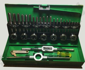 تصویر جعبه حدیده و قلاویز 32 پارچه برند متال استار (Metal Star) Metal Star 32 Pcs Tap and Die Set