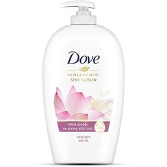 تصویر مایع دستشویی داو حاوی گل لوتوس 450 میل Dove Hand Wash with Lotus Flower 450 ml