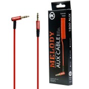 تصویر کابل فنری WK-Design WDC-071 AUX 1.8m یکسر L WK WDC-071 AUX 1.8m AUX Cable